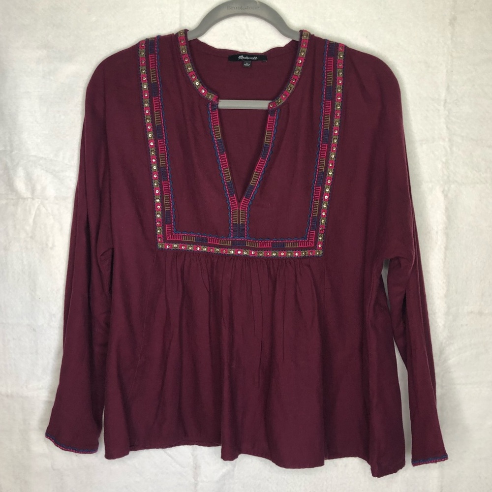 Madewell Peasant Top Size L